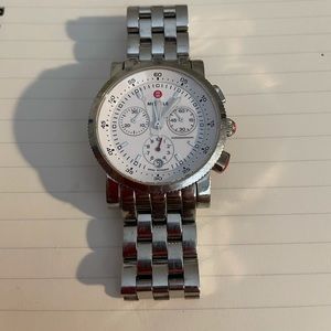 Michele Chronograph Stainless Watch with band